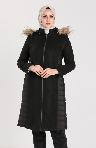 Fur Cachet Coat 5163-01 Black 5163-01