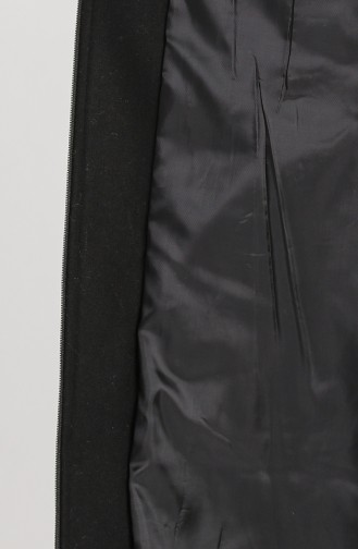 معطف طويل أسود 5163-01
