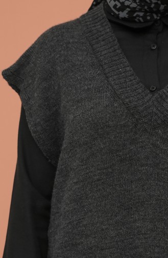 Smoke-Colored Sweater Vest 0111-01