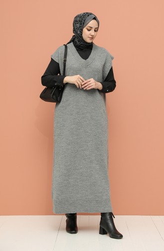 Grau Pullover 0111-04