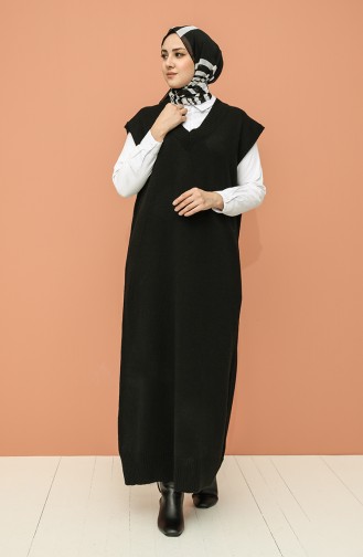 Black Sweater Vest 0111-05