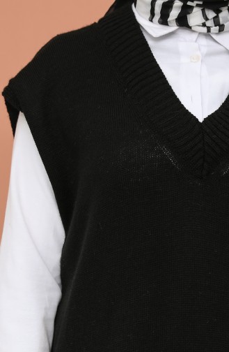 Black Sweater Vest 0111-05