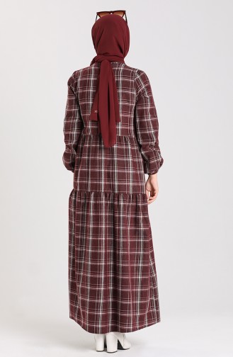 Robe Hijab Bordeaux 1440-01