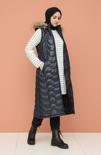 Navy Blue Gilet 5147A-03