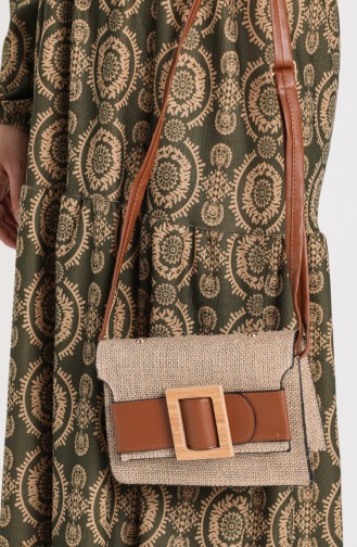 Brown Shoulder Bag 10696KA