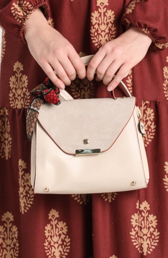 Cream Shoulder Bag 10706KR