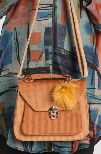 Brown Shoulder Bags 4012KA