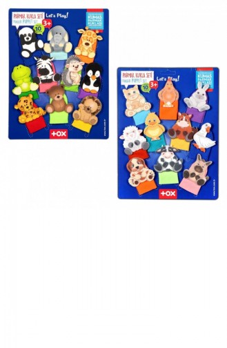 2 Set 20 Parça Tox Evcil Hayvanlar Ve Vahşi Hayvanlar Parmak Kukla 77 2 78 1 T040300016