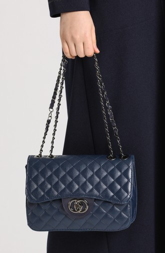 Sac D`épaule Bleu Marine 10697LA