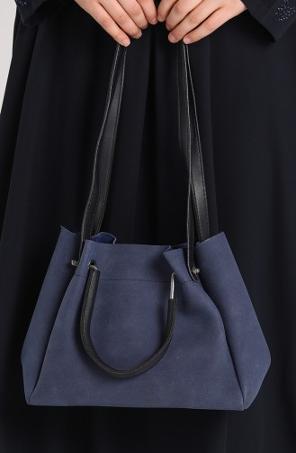 Sac D`épaule Bleu Marine 4013LA