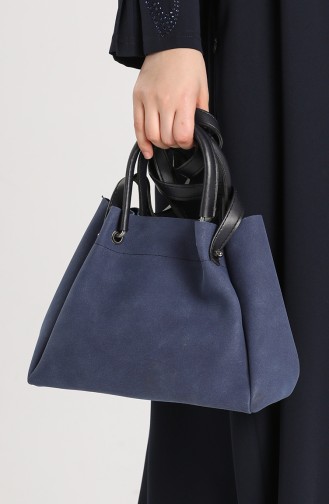 Sac D`épaule Bleu Marine 4013LA