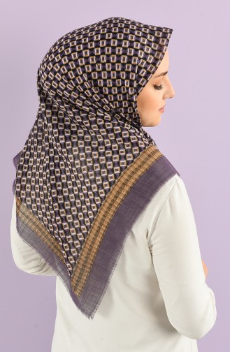 Dark Lilac Hoofddoek 7834-14