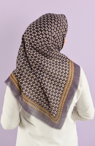 Dark Lilac Hoofddoek 7834-14