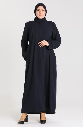 Dunkelblau Abayas 0859-03