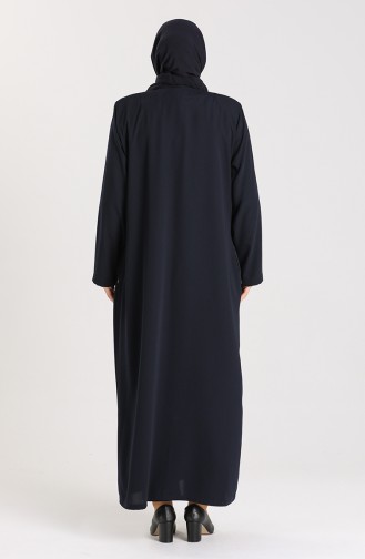 Dunkelblau Abayas 0859-03