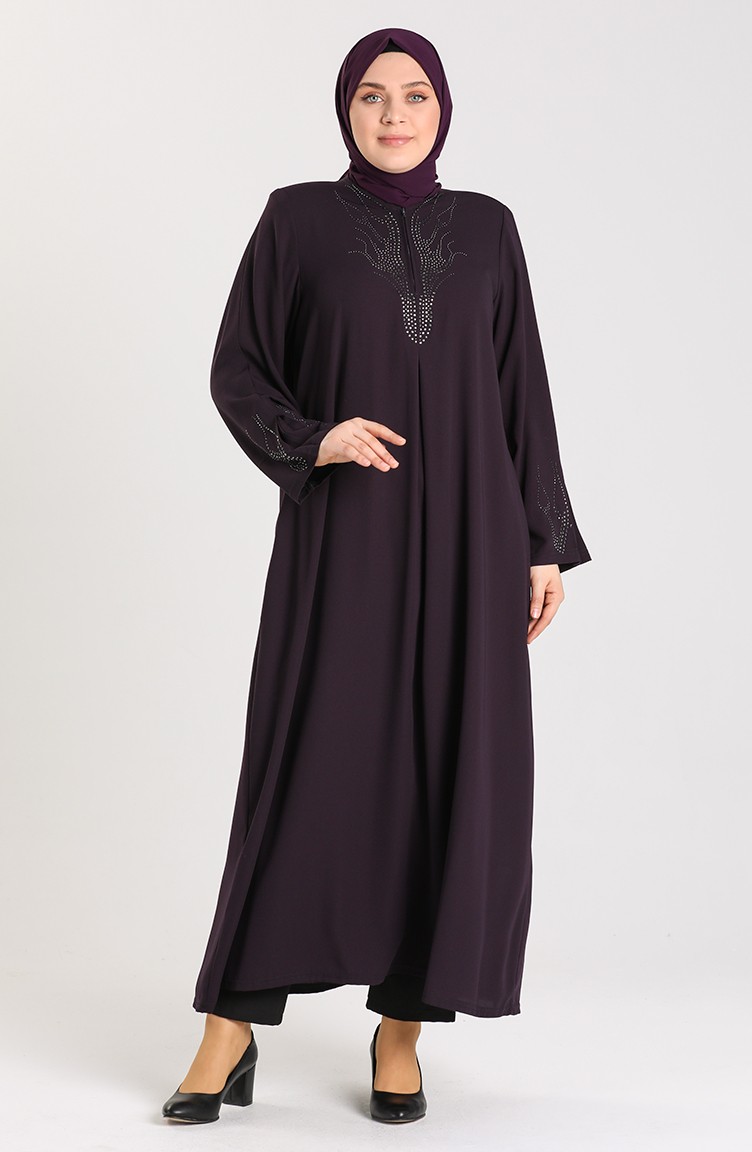 Buyuk Beden Medine Ipegi Ferace 0875 03 Mor Sefamerve Buyuk Beden Medine Ipegi Ferace 0875 03 Mor Sefamerve