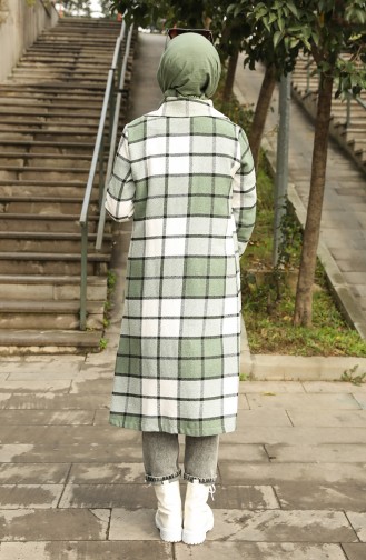 Plaid Stamp Coat 2016-04 Khaki 2016-04