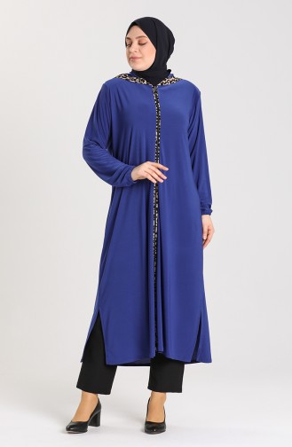 Hooded Coat 7011a-04 Saxe Blue 7011A-04