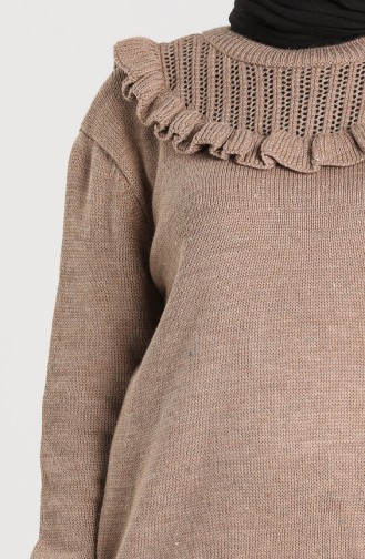 Plus Size Knitwear Sweater 5028-01 Mink 5028-01
