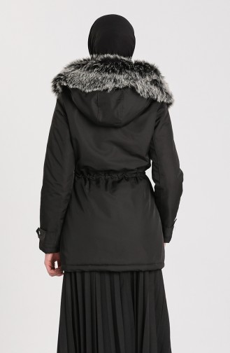 Furry Short Coat 0600-01 Black 0600-01