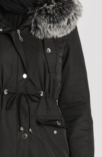 Furry Short Coat 0600-01 Black 0600-01