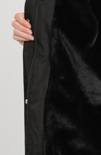Furry Short Coat 0600-01 Black 0600-01