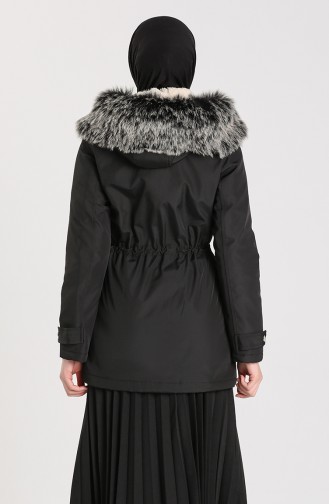 Fur Coat 0601-01 Black 0601-01
