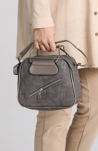 Silver Gray Shoulder Bag 10694GU