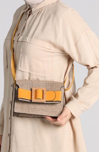 Yellow Shoulder Bags 10696SA