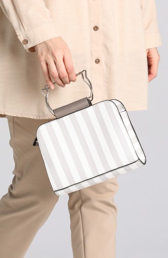 Silver Gray Shoulder Bags 10698GU