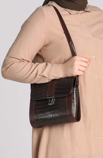 Brown Shoulder Bag 10702PKA