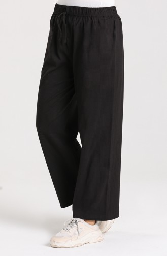 Camisole Elastic waist Trousers 8181a-02 Black 8181A-02