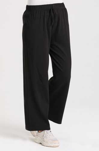 Camisole Elastic waist Trousers 8181a-02 Black 8181A-02