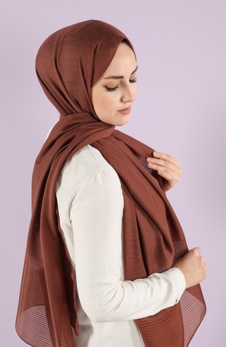 Karaca Crinkle Plain Shawl 90750-07 Cinnamon 90750-07