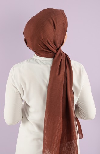 Karaca Crinkle Plain Shawl 90750-07 Cinnamon 90750-07