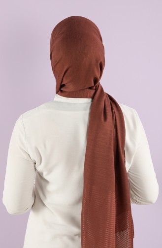 Karaca Crinkle Plain Shawl 90750-07 Cinnamon 90750-07