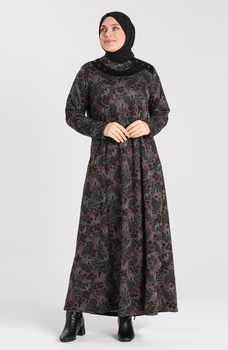 Robe Hijab Noir 0414-03