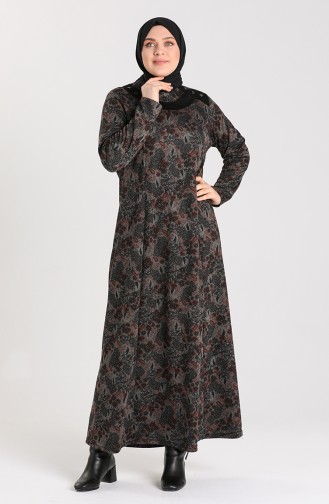 Robe Hijab Noir 0414-03