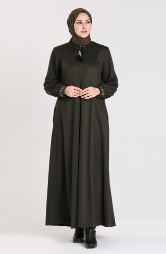 Dunkelgrün Abayas 0009-02