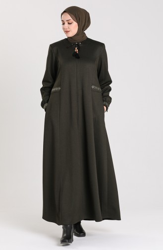 Dunkelgrün Abayas 0009-02