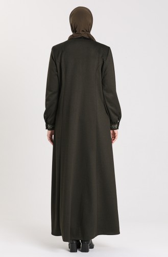 Dunkelgrün Abayas 0009-02