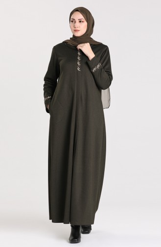 Dunkelgrün Abayas 0010-03