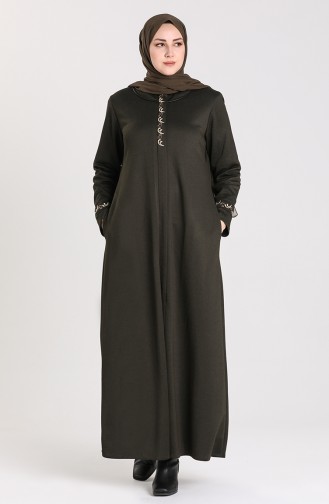 Dunkelgrün Abayas 0010-03