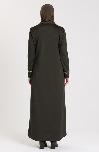 Abayas Vert Foncé 0010-03