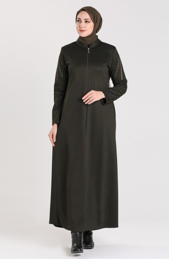 Abayas Vert Foncé 0014-04