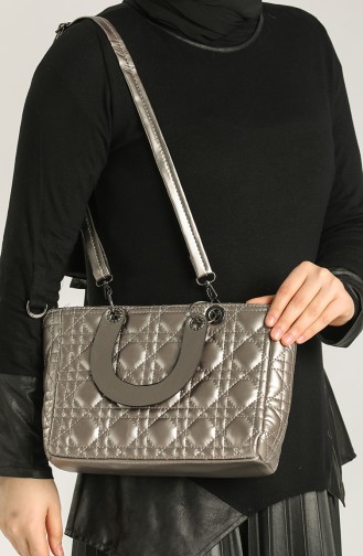 Silver Gray Shoulder Bags 10693GU