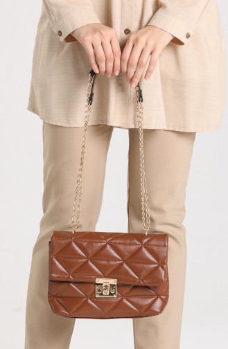 Brown Shoulder Bags 10709KA