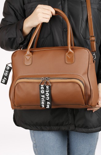 Tobacco Brown Shoulder Bag 41-02