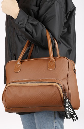 Tobacco Brown Shoulder Bag 41-02