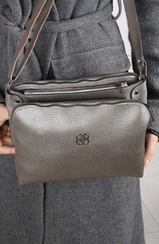 Gray Shoulder Bags 42-03